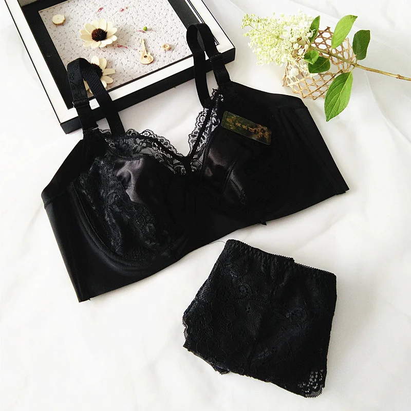 Push Up Lace Bra And Panties Plus Size Clothing 2 Pices Set Underwear Bras For Women Lingerie B C D E F Cup Gray Black 75 80 85
Push Up Lace Bra And Panties Plus Size Clothing 2 Pices Set Underwear Bras For Women Lingerie B C D E F Cup Gray Black 75 80 85