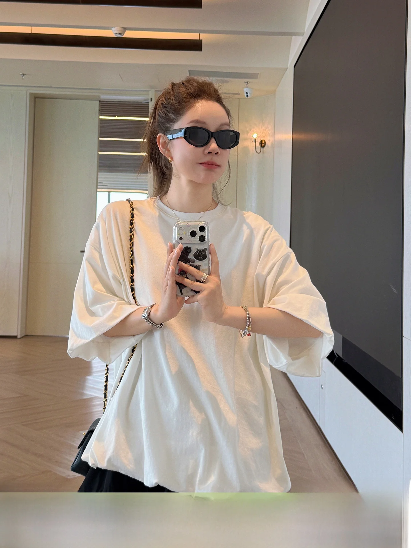 Liberlin Sisy Flower Bud Women's T-shirt Double Layer Cotton Linen Loose Fit 3/4 Sleeve Casual Style Spring Summer New Arrival
Liberlin Sisy Flower Bud Women's T-shirt Double Layer Cotton Linen Loose Fit 3/4 Sleeve Casual Style Spring Summer New Arrival