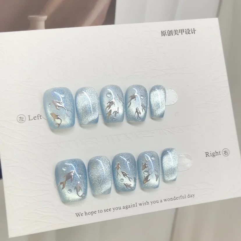 Xiaoyuer handmade wearing armor, national style advanced sense wearing nail stickers, source factory wholesale phototherapy nail fake nails
Xiaoyuer handmade wearing armor, national style advanced sense wearing nail stickers, source factory wholesale phototherapy nail fake nails