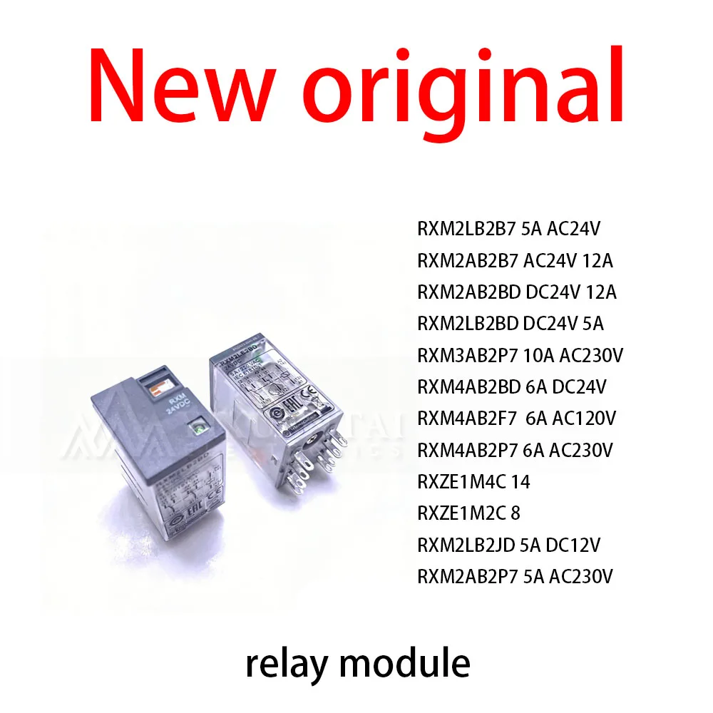 10 Pcs/Lot New original RXM2LB2B7 5A AC24V RXM2AB2B7 AC24V 12A RXM2AB2BD DC24V 12A RXM2LB2BD DC24V 5A RXM3AB2P7 10A AC230V RXM4
10 Pcs/Lot New original RXM2LB2B7 5A AC24V RXM2AB2B7 AC24V 12A RXM2AB2BD DC24V 12A RXM2LB2BD DC24V 5A RXM3AB2P7 10A AC230V RXM4