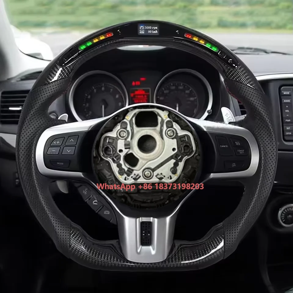 Steering Wheel Led Steering Wheel Carbon Fiber Leather Steering Wheel for Evo Lancer Evolution X Evo X 2007- 2015
Steering Wheel Led Steering Wheel Carbon Fiber Leather Steering Wheel for Evo Lancer Evolution X Evo X 2007- 2015
