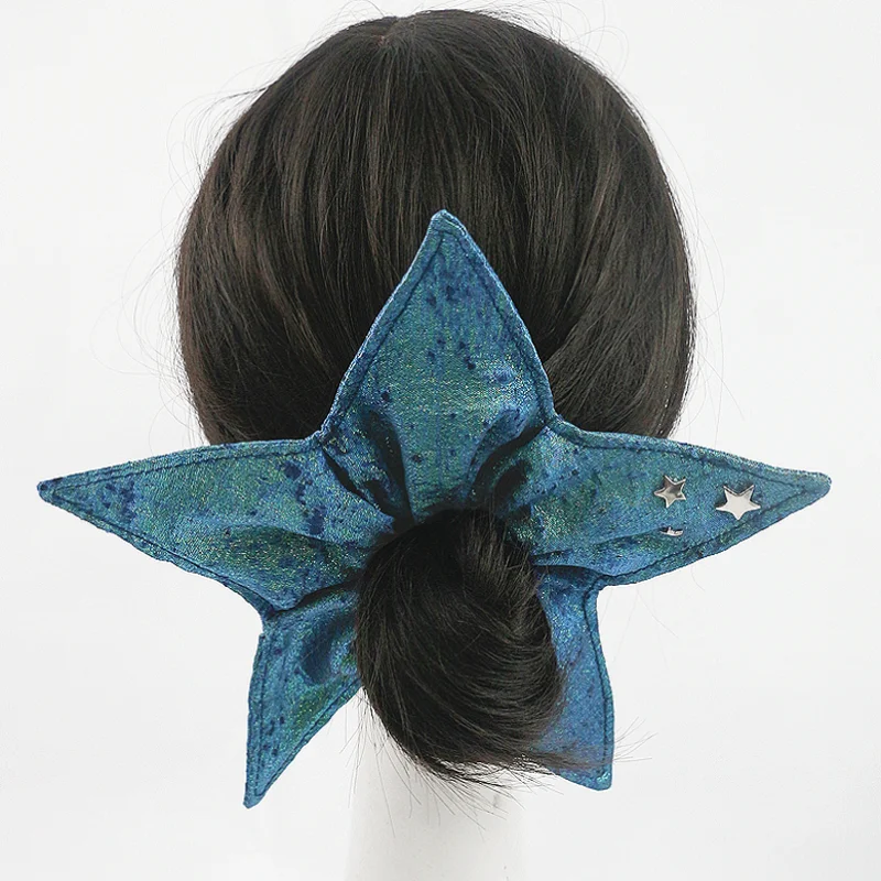 Starry Star Denim Blue Printed Fabric Hair Tie Headband Ponytail Hair Bands Hairbands Women Hair Accessories Headwear Hair Clips
Starry Star Denim Blue Printed Fabric Hair Tie Headband Ponytail Hair Bands Hairbands Women Hair Accessories Headwear Hair Clips