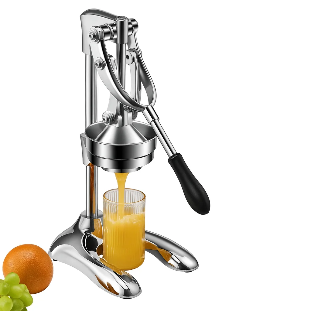 Stainless Steel Manual Sustainable Citrus Vegetable Juicer Hand Press Heavy Duty Portable Easy Clean Efficient Fruit Squeezer
Stainless Steel Manual Sustainable Citrus Vegetable Juicer Hand Press Heavy Duty Portable Easy Clean Efficient Fruit Squeezer