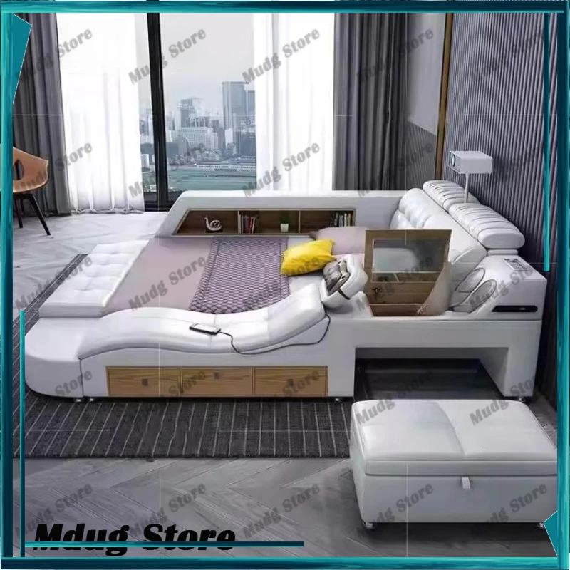 Nordic Upholstered Bed Fancy Frame Aesthetic Smart Children Queen Luxury Massage Muebles Para Dormitorio Home Accessories
Nordic Upholstered Bed Fancy Frame Aesthetic Smart Children Queen Luxury Massage Muebles Para Dormitorio Home Accessories
