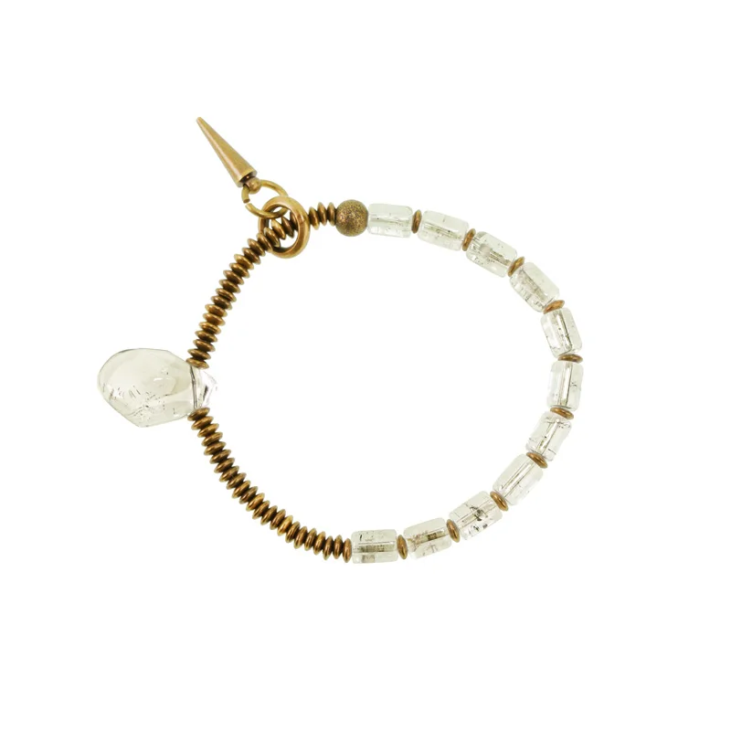 Barrel bead white crystal single circle bracelet for women, simple and versatile, retro beaded hand jewelry
Barrel bead white crystal single circle bracelet for women, simple and versatile, retro beaded hand jewelry