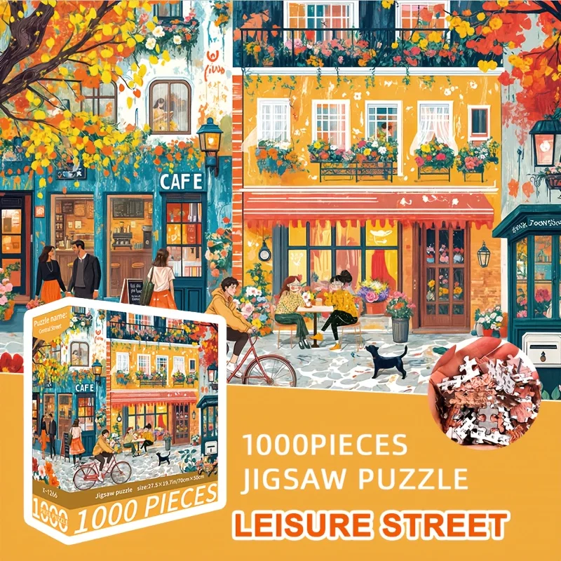Пазл для взрослых, 70x50 см, 27,5x19,7 дюйма): Relaxing Street, 1000-хэлектрический пазл с надписью на спине | Сложная головоломка
Пазл для взрослых, 70x50 см, 27,5x19,7 дюйма): Relaxing Street, 1000-хэлектрический пазл с надписью на спине | Сложная головоломка