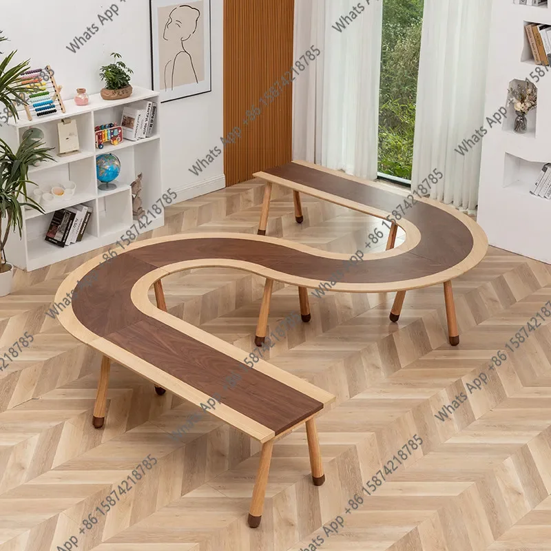 Uu Simple Children's Handmade Toys Lego Solid Wood Table Toddler Science And Technology Museum Classroom Table And Chair Combina
Uu Simple Children's Handmade Toys Lego Solid Wood Table Toddler Science And Technology Museum Classroom Table And Chair Combina