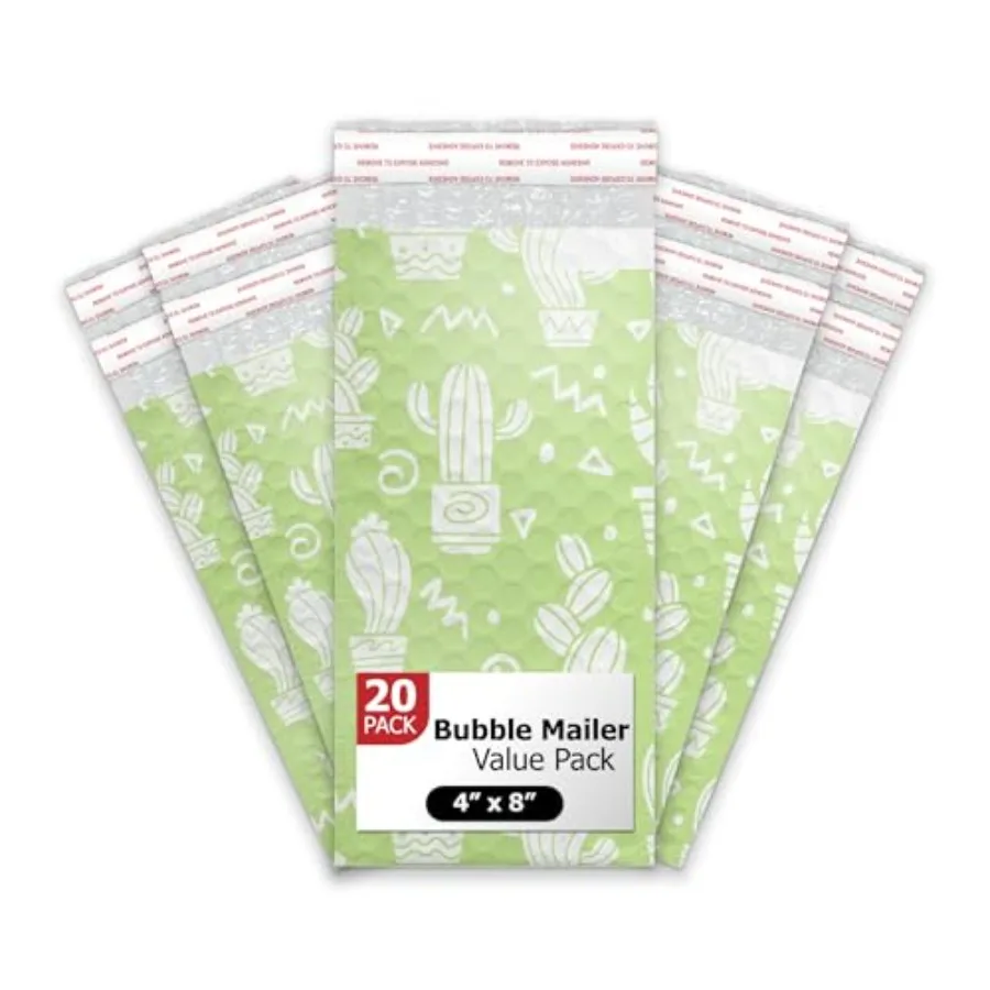 20pcs Designer Self Seal Poly Bubble Mailers Shipping Envelopes Padded Bags
20pcs Designer Self Seal Poly Bubble Mailers Shipping Envelopes Padded Bags