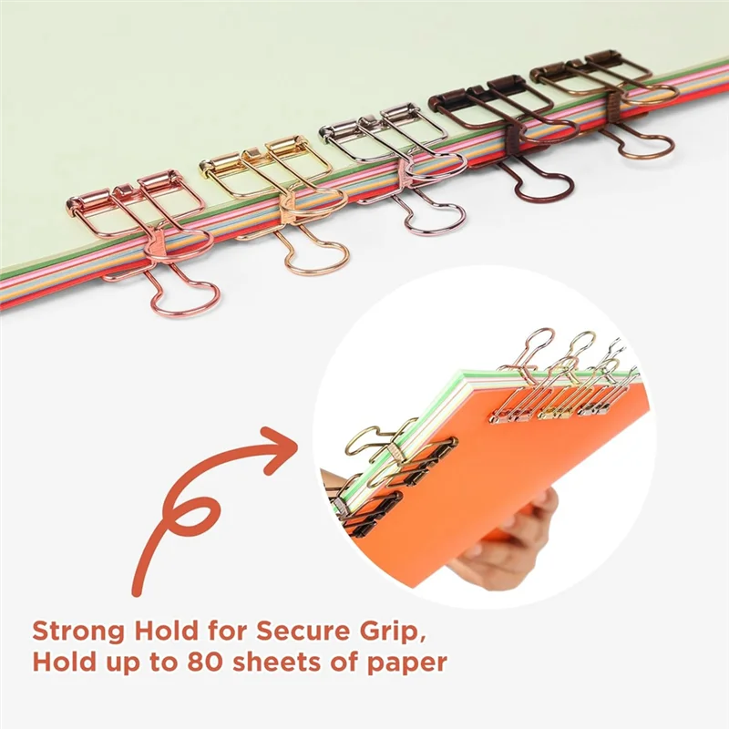 AED5-30-Pack Metal Wire Binder Clips- Hollow Paper Clips For Paperwork, Crafts, Sewing, Office & School Supplies
AED5-30-Pack Metal Wire Binder Clips- Hollow Paper Clips For Paperwork, Crafts, Sewing, Office & School Supplies
