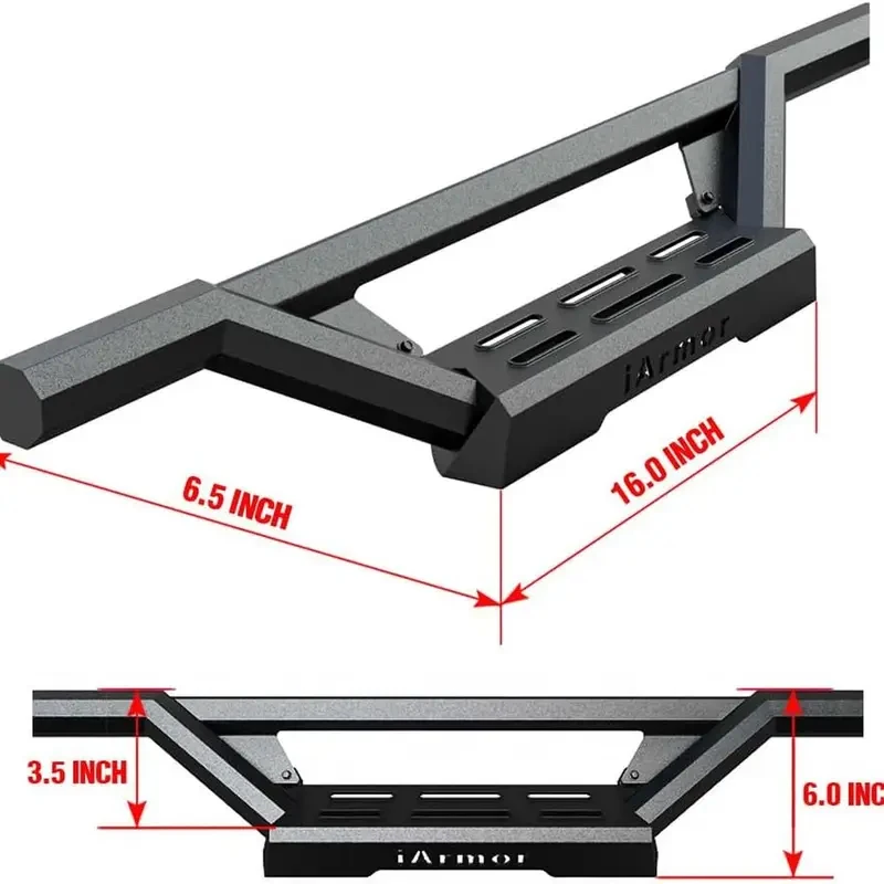 Running Boards Compatible with Wrangler 1987-2006 | Stainless Steel Side Steps Ne Bars | Anti-Slip | 500lbs Capacit
Running Boards Compatible with Wrangler 1987-2006 | Stainless Steel Side Steps Ne Bars | Anti-Slip | 500lbs Capacit