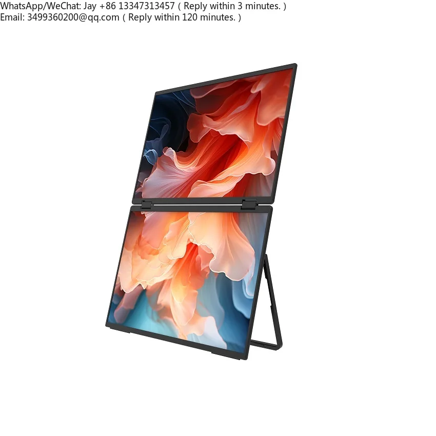 16-Inch Portable Foldable Dual Screen IPS Monitor with 1920*1200 Resolution Type-C Interface for Business Laptop Use
16-Inch Portable Foldable Dual Screen IPS Monitor with 1920*1200 Resolution Type-C Interface for Business Laptop Use