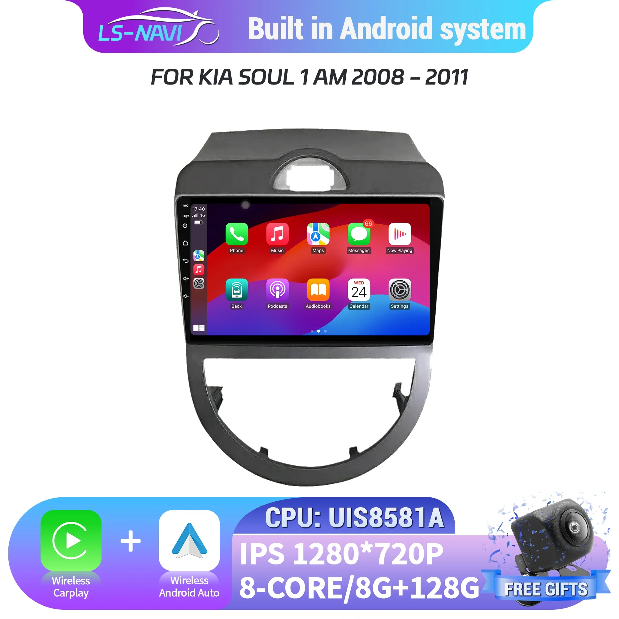 Car Radio Android 14 For Kia Soul 1 AM 2008-2011 Navigation 4G GPS Wireless BT CarPlay Multimedia Head Unit Touch Screen Stereo
Car Radio Android 14 For Kia Soul 1 AM 2008-2011 Navigation 4G GPS Wireless BT CarPlay Multimedia Head Unit Touch Screen Stereo