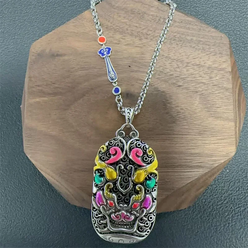Personalized Colored Enamel Pixiu Pendant For Women Jewelry Lucky Ethnic Style Wealth Beast Necklace Male Gift
Personalized Colored Enamel Pixiu Pendant For Women Jewelry Lucky Ethnic Style Wealth Beast Necklace Male Gift