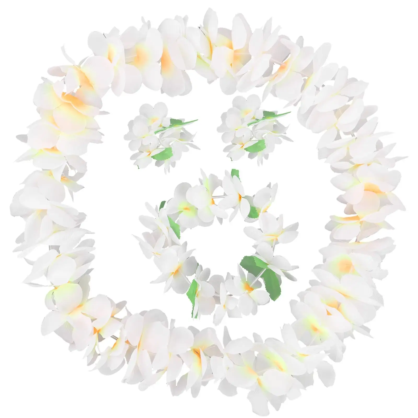 4 Pcs Hawaiian Garland Set Artificial Flowers Necklace Bracelet Headband Tropical Wreath Party Decorations Summer LuauFlower
4 Pcs Hawaiian Garland Set Artificial Flowers Necklace Bracelet Headband Tropical Wreath Party Decorations Summer LuauFlower