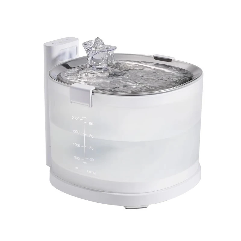 2L Auto-Operating Cat Water Fountain Durable Magnetic Drive & Sensor Solid Modern Design Portable Style
2L Auto-Operating Cat Water Fountain Durable Magnetic Drive & Sensor Solid Modern Design Portable Style