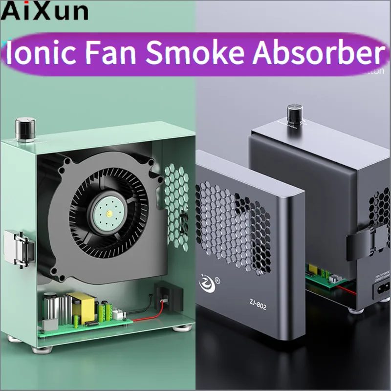 Ionizer Fan & Air Purifier For Soldering 8000RPM High Speed 99% Dust Removal Compact For Workshop & DIY Desktop Smoke Absorber
Ionizer Fan & Air Purifier For Soldering 8000RPM High Speed 99% Dust Removal Compact For Workshop & DIY Desktop Smoke Absorber