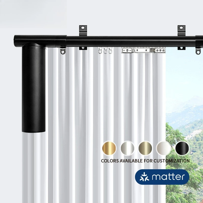 100-240V Smart Home Things System Electric Curtain Guide Rail Aluminum Electric Curtain Track Bar Group with Remote Control
100-240V Smart Home Things System Electric Curtain Guide Rail Aluminum Electric Curtain Track Bar Group with Remote Control