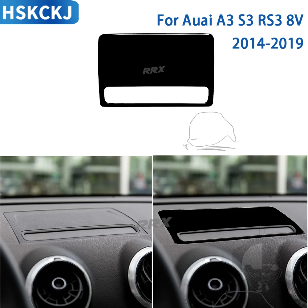 For Audi A3 S3 RS3 8V 2014—2019 Car Accessories Central Dashboard Panel Cover Trim Interior Sticker Modification Black Plastic
For Audi A3 S3 RS3 8V 2014—2019 Car Accessories Central Dashboard Panel Cover Trim Interior Sticker Modification Black Plastic