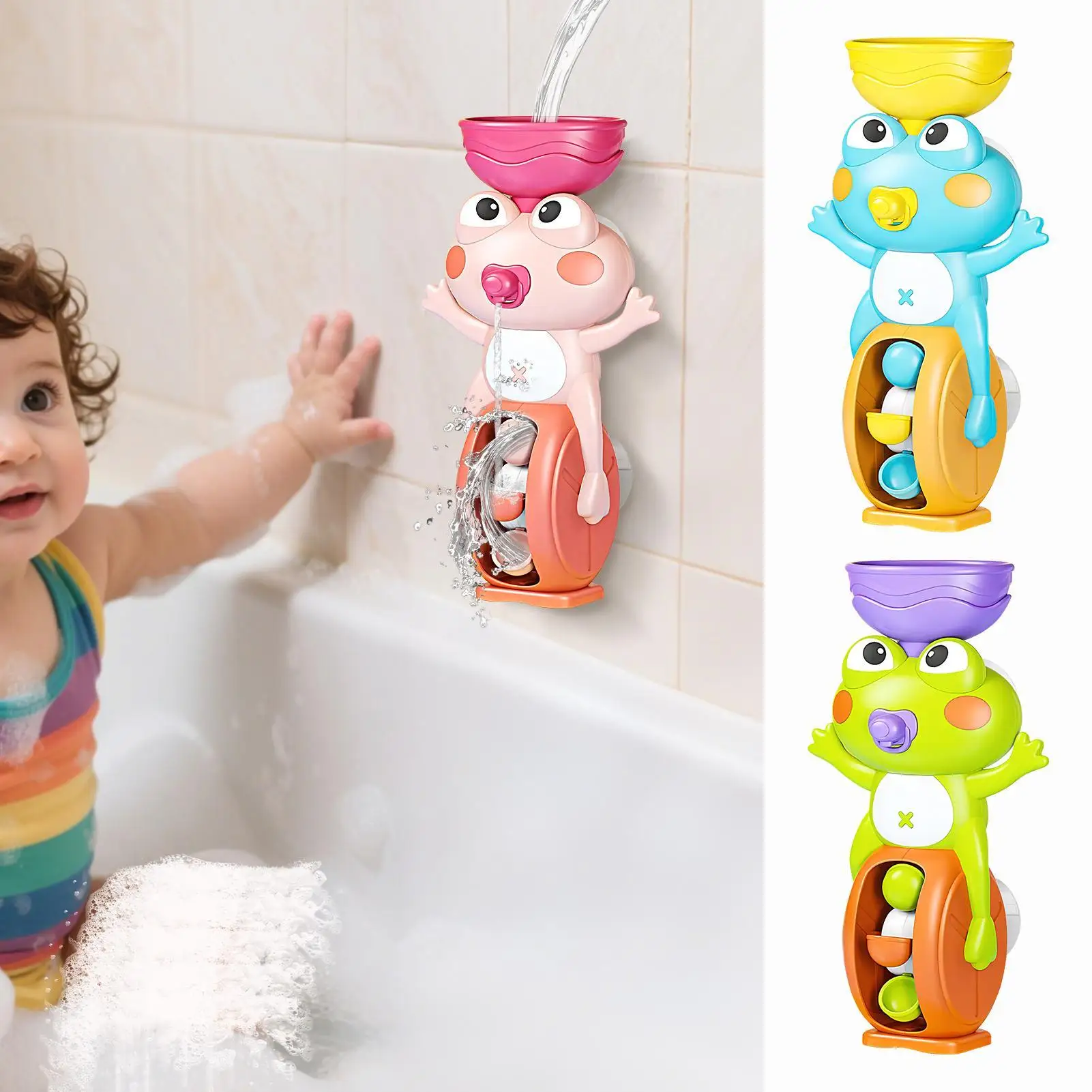 Shower Toys Waterfall Bathtub Toy Suction Cup Frog Shape Water Educational Game For Age 3 Boys Sensory Play Home Pool Travel
Shower Toys Waterfall Bathtub Toy Suction Cup Frog Shape Water Educational Game For Age 3 Boys Sensory Play Home Pool Travel