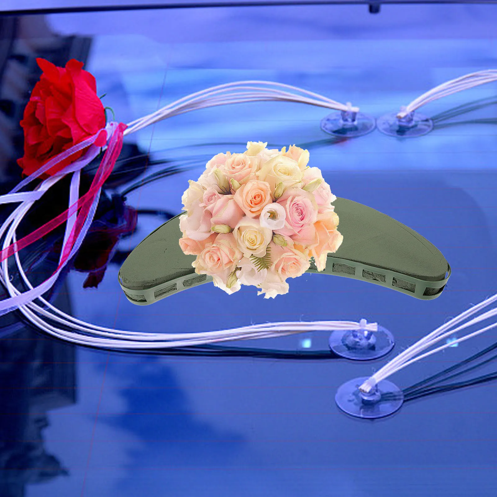 2Pcs Wedding Car Decoration Floral Foam Blocks Suction Cup Flower Mud Blocks Fast Water Absorption Floral Arrangement Supplies
2Pcs Wedding Car Decoration Floral Foam Blocks Suction Cup Flower Mud Blocks Fast Water Absorption Floral Arrangement Supplies