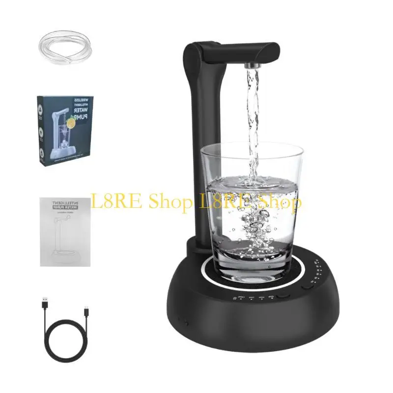 L8RE Multifuntive Table Water Dispenser с электрическим насосом для 1-5-галлон бутылок Перезаряжаемый водяной насос для легкого
L8RE Multifuntive Table Water Dispenser с электрическим насосом для 1-5-галлон бутылок Перезаряжаемый водяной насос для легкого