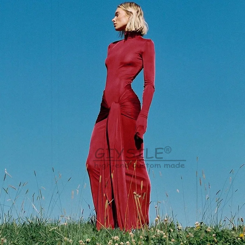 GIYSILE Long Sleeve Elegant Ruched Bandage Fashion Sexy Women'S Dresses Evening Party Ladies Wholesale Summer Evening Dresses
GIYSILE Long Sleeve Elegant Ruched Bandage Fashion Sexy Women'S Dresses Evening Party Ladies Wholesale Summer Evening Dresses