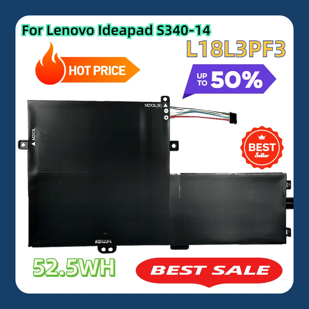 For Lenovo Ideapad S340-14 S340-15IWL/14API/14IWL/15API C340-15IIL C340-15IWL Xiao Xin 14/15-2019 New L18L3PF3 Laptop Battery
For Lenovo Ideapad S340-14 S340-15IWL/14API/14IWL/15API C340-15IIL C340-15IWL Xiao Xin 14/15-2019 New L18L3PF3 Laptop Battery