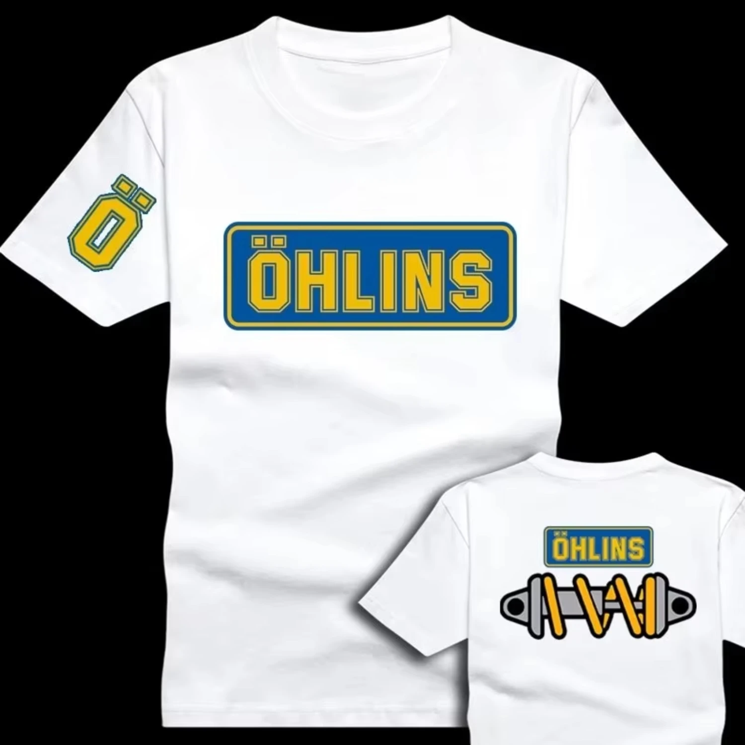 2026 Summer Men Ohlins Shock Suspension Racing Oversized Short Sleeve T-Shirt Casual Streetwear Fashion Loose Tee Tops
2026 Summer Men Ohlins Shock Suspension Racing Oversized Short Sleeve T-Shirt Casual Streetwear Fashion Loose Tee Tops