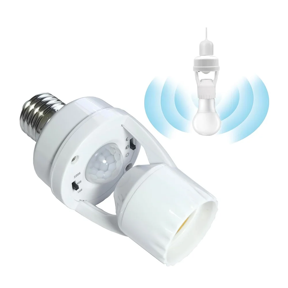 Motion Sensor Light Socket E26/E27 Screw Bulb Holder Adapter Light Control Indoor for for Porch Basement Storage Room 2PCS
Motion Sensor Light Socket E26/E27 Screw Bulb Holder Adapter Light Control Indoor for for Porch Basement Storage Room 2PCS