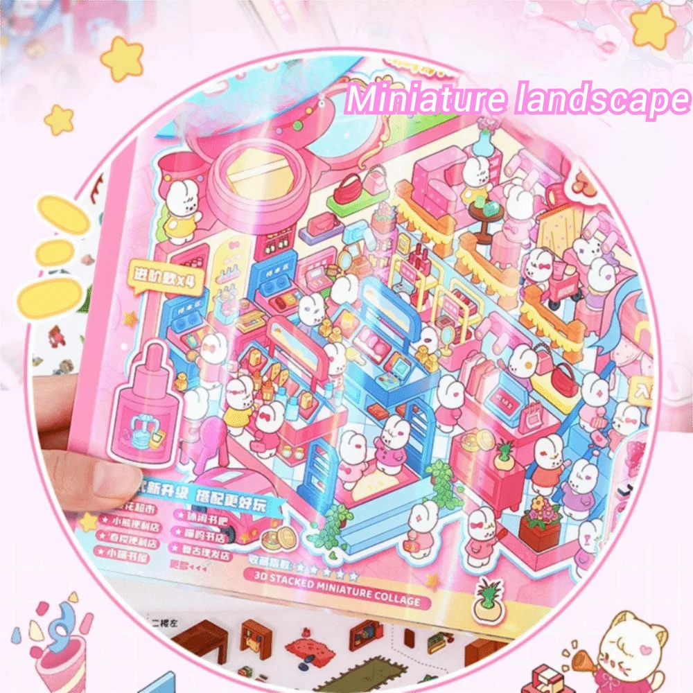 3D миниатюрные наклейки сцены, укладка, наклейка с мультяшным пейзажем, коллекция наклеек, 12, наклейки сцены, скрапбукинг
3D миниатюрные наклейки сцены, укладка, наклейка с мультяшным пейзажем, коллекция наклеек, 12, наклейки сцены, скрапбукинг