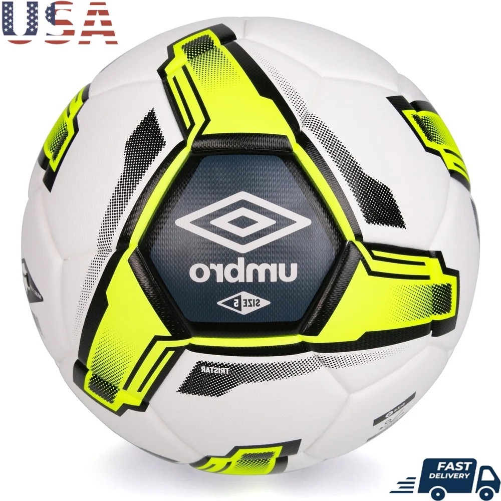 Size 5 Soccer Ball Durable Casing 32 Panels Practice Training Intense Play Foot-Eye Coordination Ideal Teens Adults
Size 5 Soccer Ball Durable Casing 32 Panels Practice Training Intense Play Foot-Eye Coordination Ideal Teens Adults