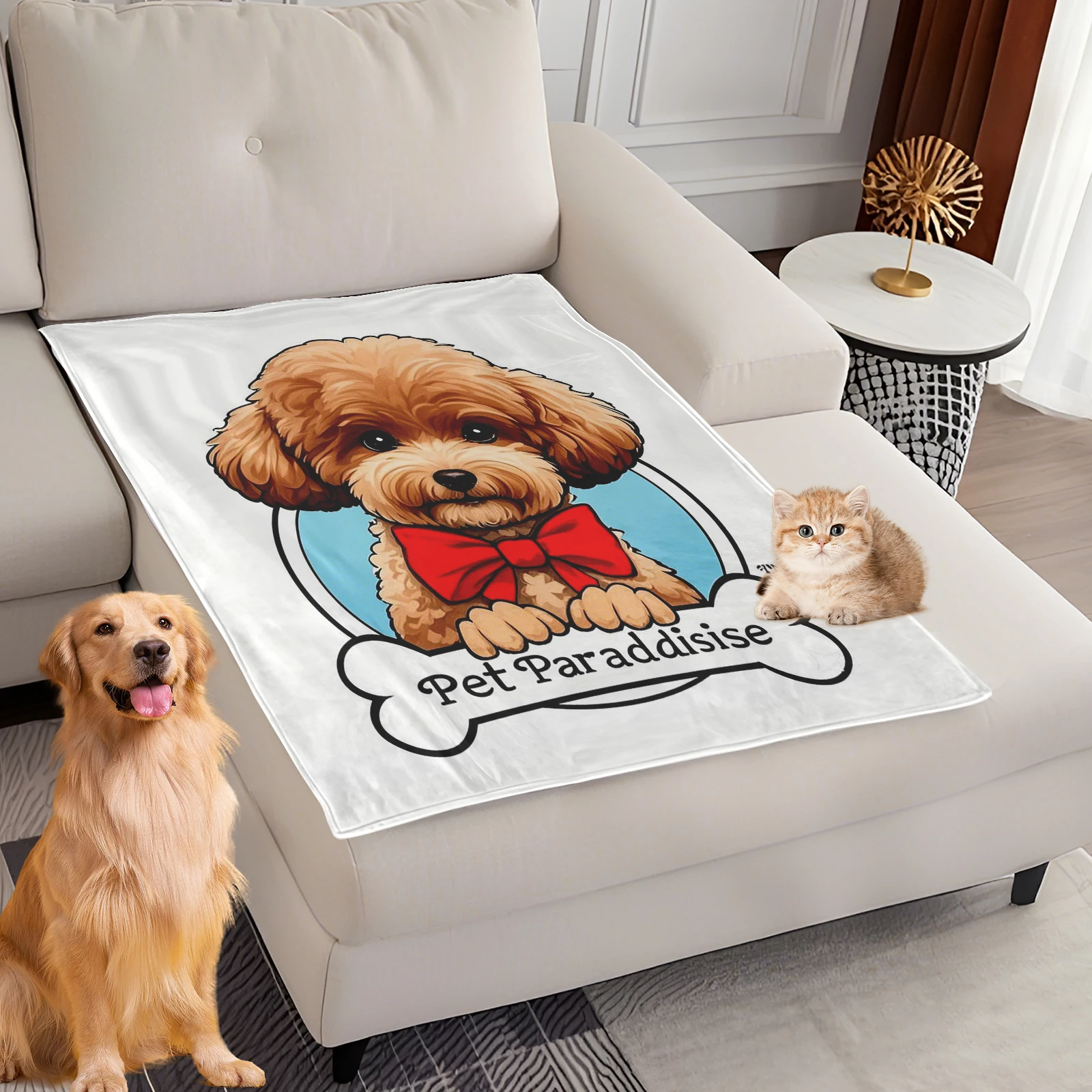 Dog Bed Mat Blanket Soft Fluffy Pet Blanket Dog Pattern Pet Travel Mat Warm Comfortable Blanket for Cat Dogs Supplies
Dog Bed Mat Blanket Soft Fluffy Pet Blanket Dog Pattern Pet Travel Mat Warm Comfortable Blanket for Cat Dogs Supplies