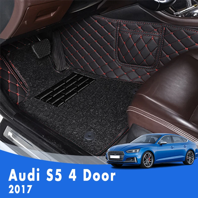 LHD Luxury Double layer Wire loop Carpets Car Floor Mats For Audi S5 4 Door 2017 Decoration Styling Custom Accessories Protect
LHD Luxury Double layer Wire loop Carpets Car Floor Mats For Audi S5 4 Door 2017 Decoration Styling Custom Accessories Protect