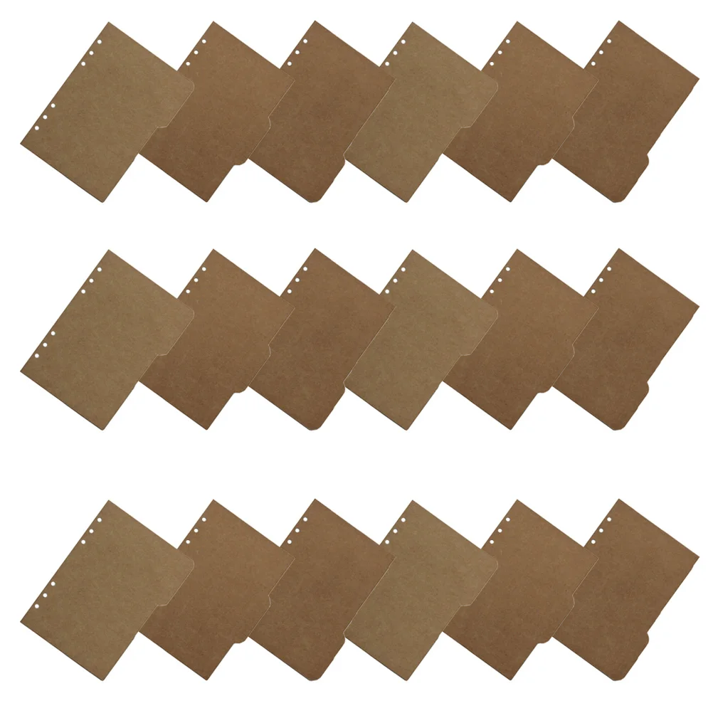 18pcs Index Spacer Paper Dividers A5 Brown Khaki Kraft Binder Tabs Notebook Organizers Wear Resistant Easy Management
18pcs Index Spacer Paper Dividers A5 Brown Khaki Kraft Binder Tabs Notebook Organizers Wear Resistant Easy Management