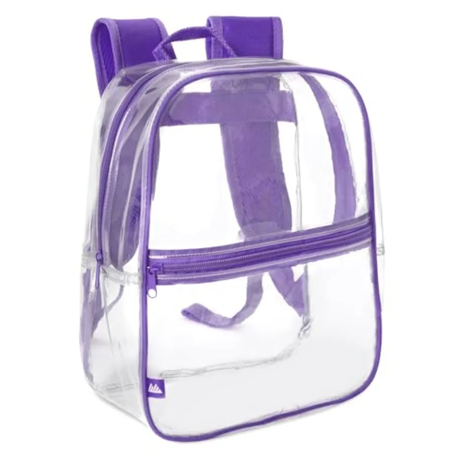 Mini Clear Backpack Stadium Approved Small Clear Concert Bag for Work, Commute, Travel and Recreation Purple
Mini Clear Backpack Stadium Approved Small Clear Concert Bag for Work, Commute, Travel and Recreation Purple