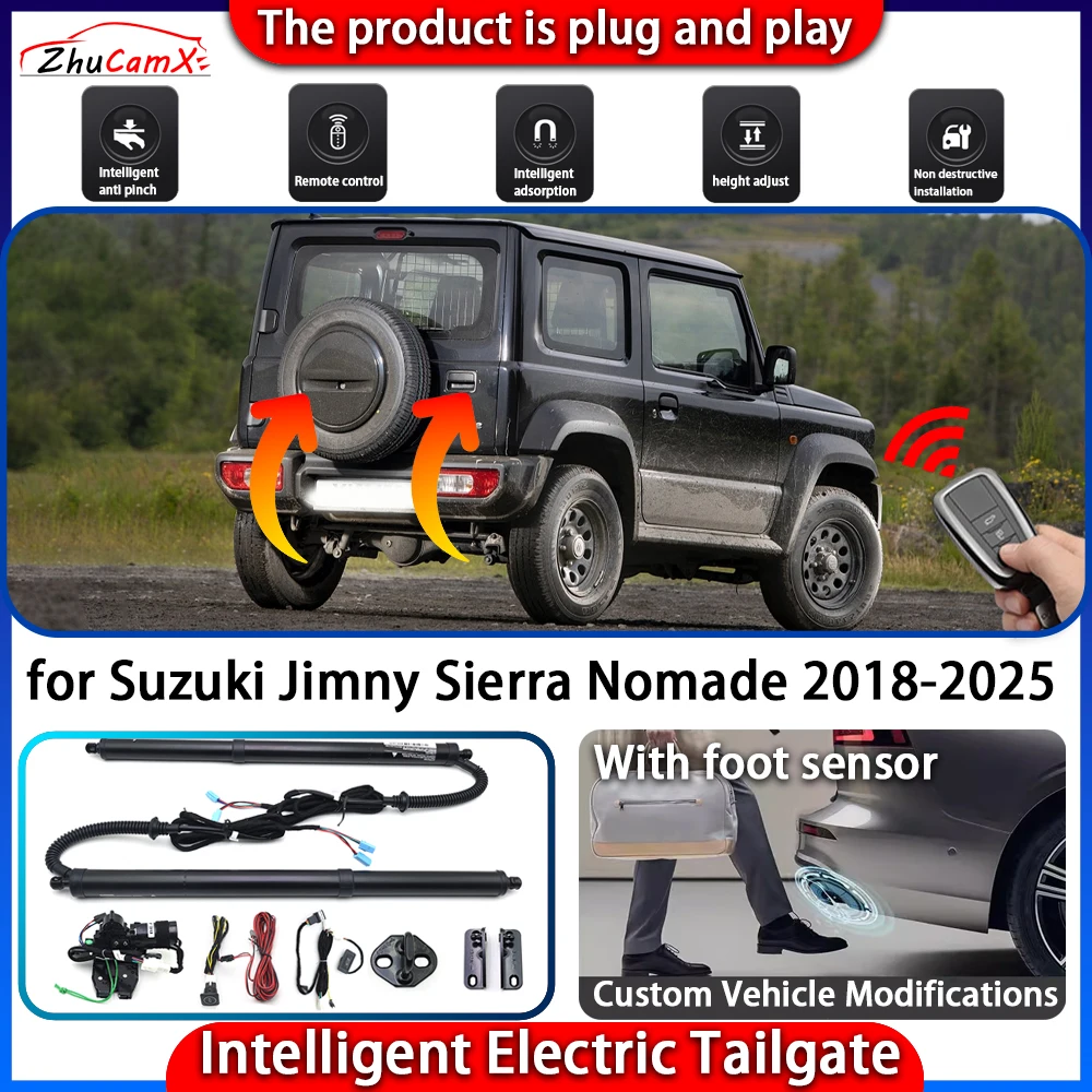 Smart Powered Tailgate System for Suzuki Jimny Sierra Nomade 2018-2025 Automatic Intelligent Electric Trunk Lift Control Kit
Smart Powered Tailgate System for Suzuki Jimny Sierra Nomade 2018-2025 Automatic Intelligent Electric Trunk Lift Control Kit