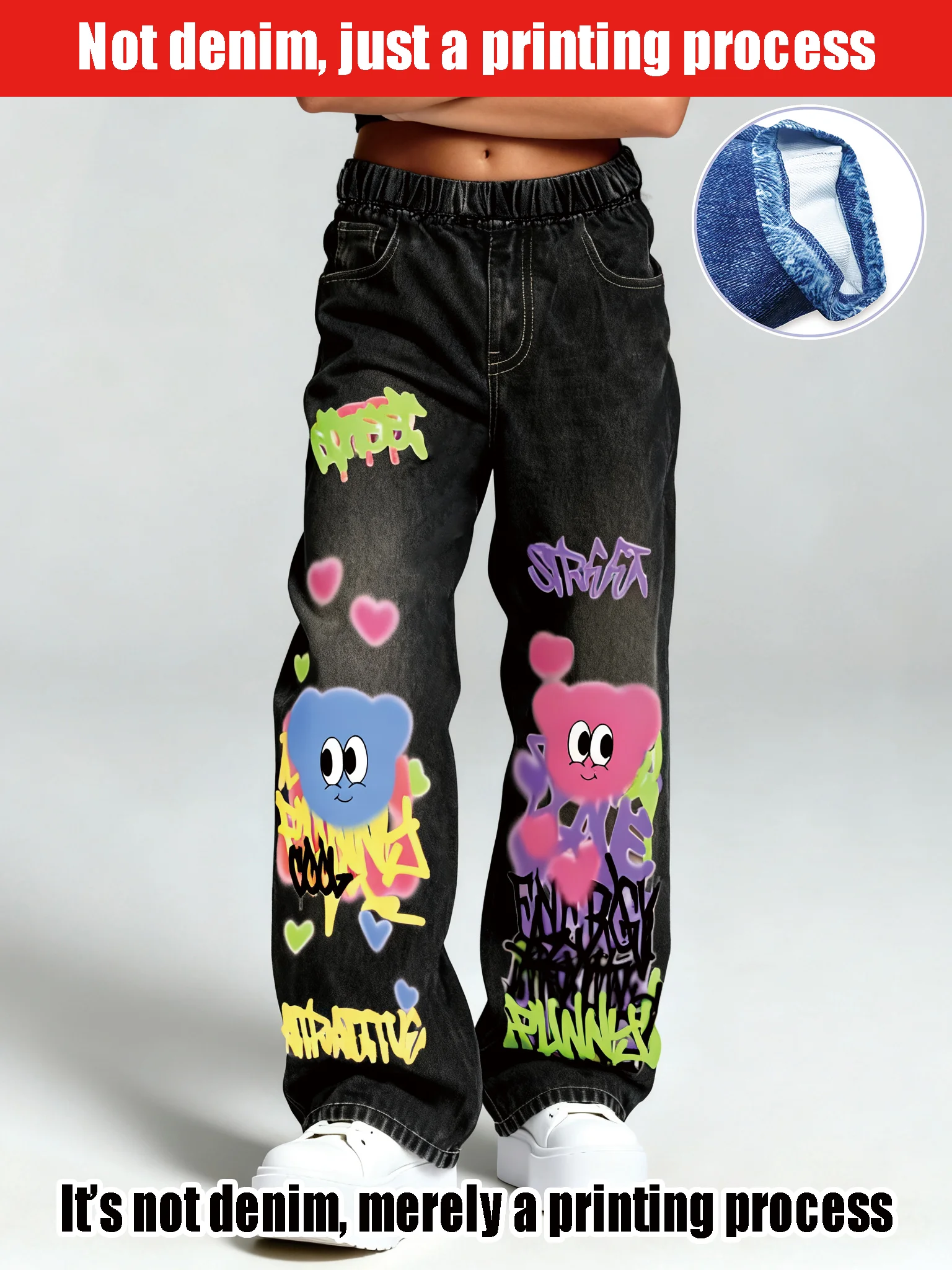 2025 Hot Sale Children's Cartoon Bear Graffiti Printed Pants - Elastic Waist Street Style Loose Wide Leg Pants
2025 Hot Sale Children's Cartoon Bear Graffiti Printed Pants - Elastic Waist Street Style Loose Wide Leg Pants