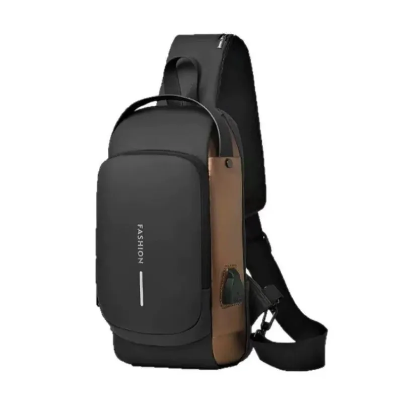 Password , chest bag, anti-theft, waterproof USB charging port, multi-functional sports shoulder messenger cycling bag.
Password , chest bag, anti-theft, waterproof USB charging port, multi-functional sports shoulder messenger cycling bag.