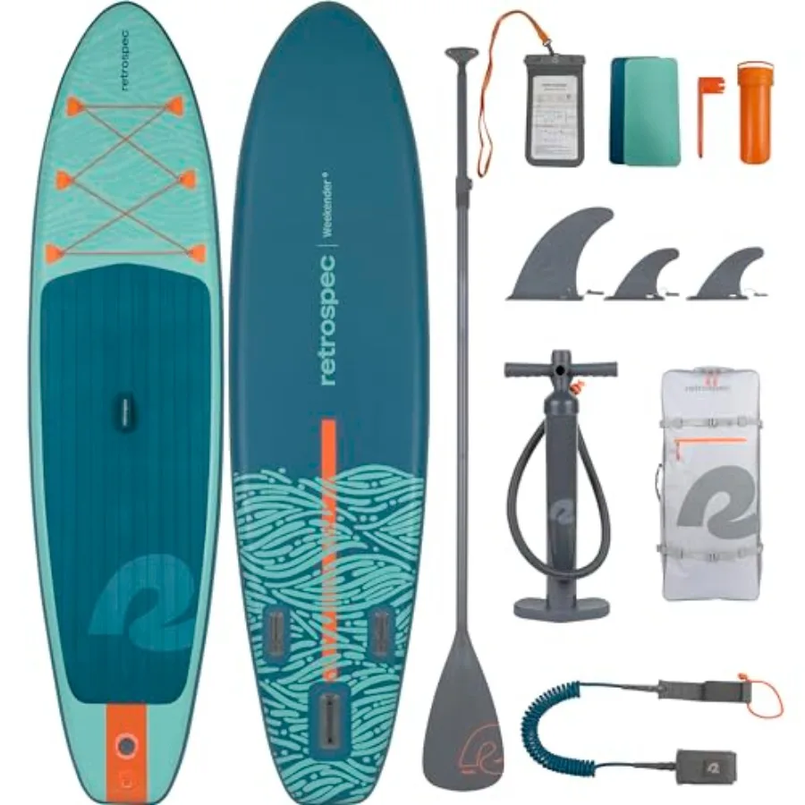 10'6 Lightweight Inflatable Stand Up Paddle Board for Adults with Paddle Pump and Accessories Puncture Resistant Ideal for Week
10'6 Lightweight Inflatable Stand Up Paddle Board for Adults with Paddle Pump and Accessories Puncture Resistant Ideal for Week