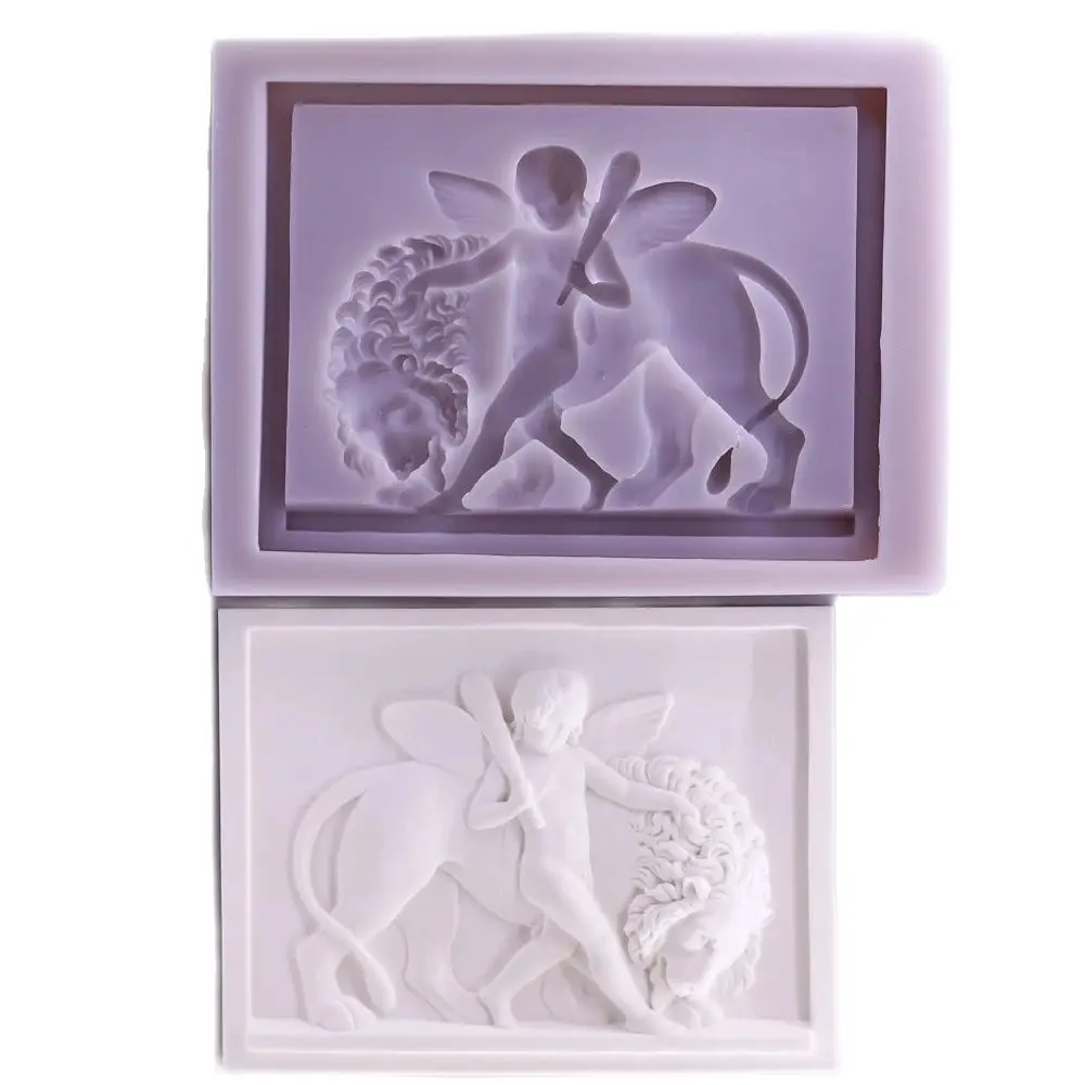 Ангел Taming Beast Lion шоколад из силиконовой формы помадка Sugarcraft пластырь DIY рельефная глина полимер
Ангел Taming Beast Lion шоколад из силиконовой формы помадка Sugarcraft пластырь DIY рельефная глина полимер