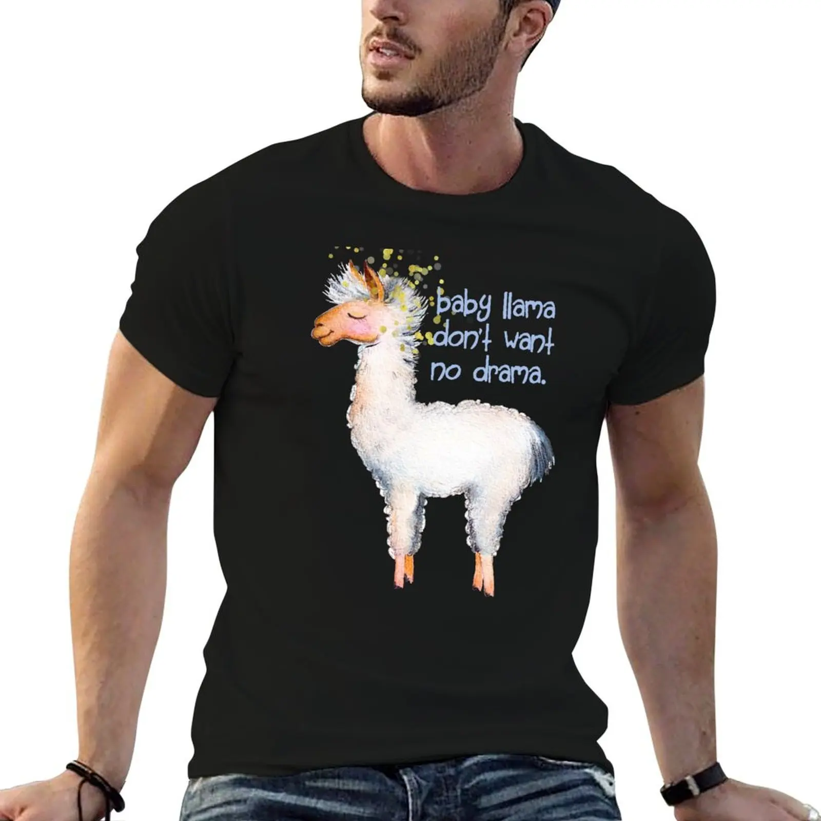 Baby llama dont want no drama T-Shirt mens graphic t shirts man t shirts graphic T-Shirt
Baby llama dont want no drama T-Shirt mens graphic t shirts man t shirts graphic T-Shirt