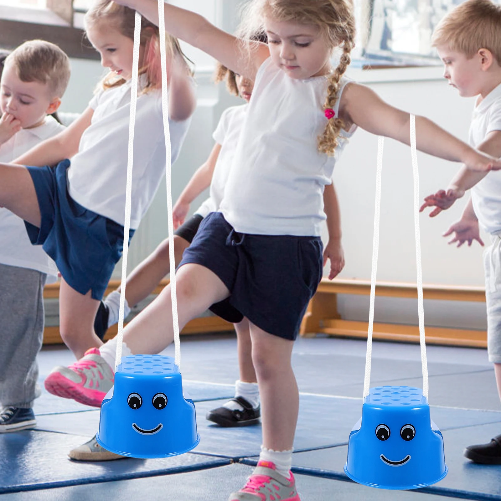 4pcs Stilts Walking Toy Kids Parent Training Equipment Plastic Durability Amusement Development
4pcs Stilts Walking Toy Kids Parent Training Equipment Plastic Durability Amusement Development