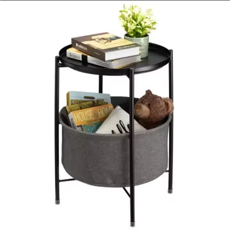 Nordic Minimalist Coffee Table Sofa Side Table Wrought Iron Floor Standing Style with Cloth Pocket, Mini Round Table طاولة قهوة
Nordic Minimalist Coffee Table Sofa Side Table Wrought Iron Floor Standing Style with Cloth Pocket, Mini Round Table طاولة قهوة