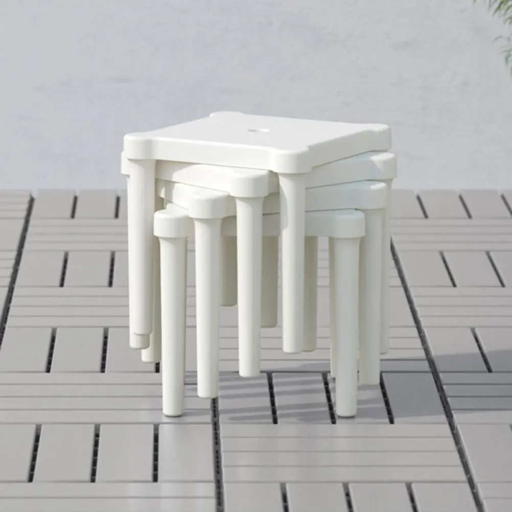 Portable Stool Children Low Chair White Plastic Small Seat Thick Anti-Skid Detachable Furniture Supplies Frosted Square Seat For
Portable Stool Children Low Chair White Plastic Small Seat Thick Anti-Skid Detachable Furniture Supplies Frosted Square Seat For