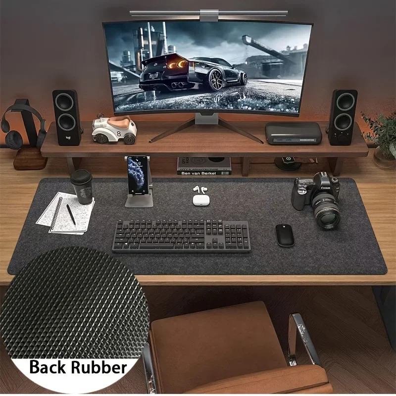 XXL Large gaming mouse pad Computer Desk Mat Table Keyboard Wool Felt Laptop Desk Rubber Non-slip Back deskpad Mousepad Cushion
XXL Large gaming mouse pad Computer Desk Mat Table Keyboard Wool Felt Laptop Desk Rubber Non-slip Back deskpad Mousepad Cushion