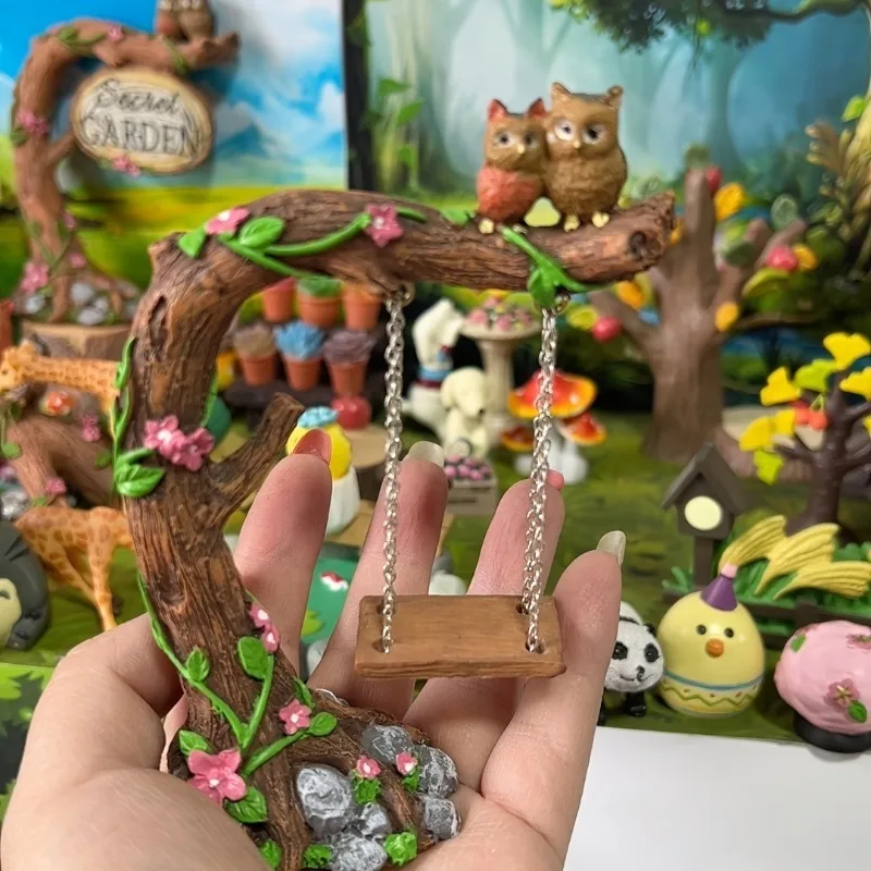 10pcs Handmade Resin Micro Landscape Ornaments Secret Garden Owl Swings Fish tank Landscaping
10pcs Handmade Resin Micro Landscape Ornaments Secret Garden Owl Swings Fish tank Landscaping