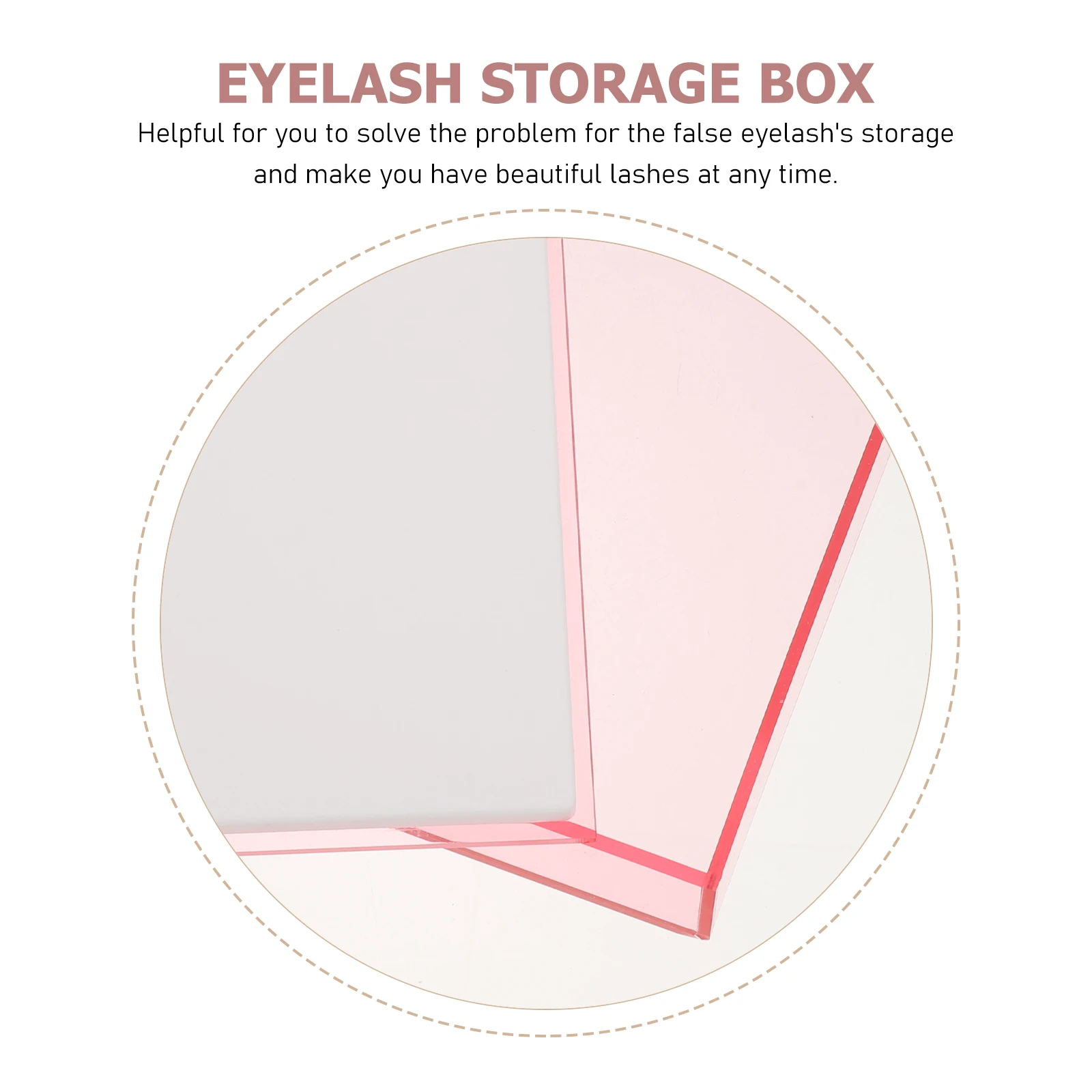Acrylic False Eyelash Storage Box Eyelashes Organizer Inner Tray Organizer Lash Holder Travel Carry Makeup Case
Acrylic False Eyelash Storage Box Eyelashes Organizer Inner Tray Organizer Lash Holder Travel Carry Makeup Case