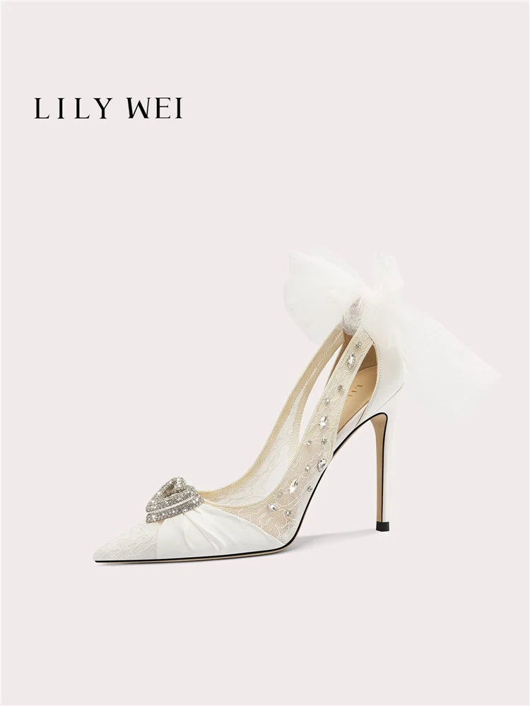 Новые весенние женские туфли на высоком каблуке с острым носком, кружевом, сеткой, бантом, стразами, для свадьбы и банкета, большие и маленькие размеры
Новые весенние женские туфли на высоком каблуке с острым носком, кружевом, сеткой, бантом, стразами, для свадьбы и банкета, большие и маленькие размеры