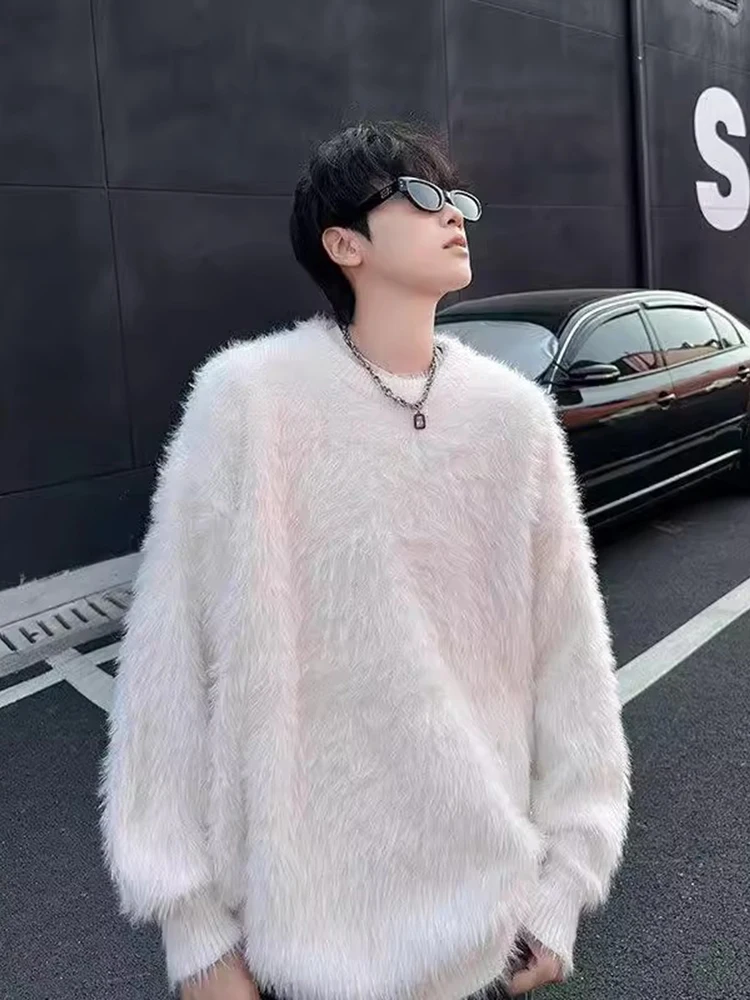 Soft Thiened Knitted Sweater Men's Autumn Winter American Lazy Sle Inner Wear Mink Simulation Knit Base irt Casual Loos...
Soft Thiened Knitted Sweater Men's Autumn Winter American Lazy Sle Inner Wear Mink Simulation Knit Base irt Casual Loos...