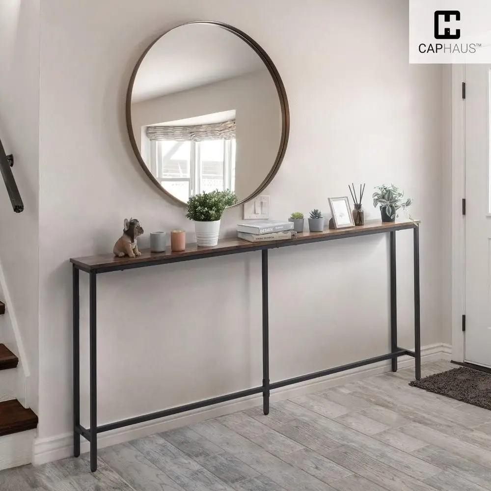 encer 71-inch Narrow Long ole Table or Entryway, Living Room & Hallway. Rustic Oak
encer 71-inch Narrow Long ole Table or Entryway, Living Room & Hallway. Rustic Oak